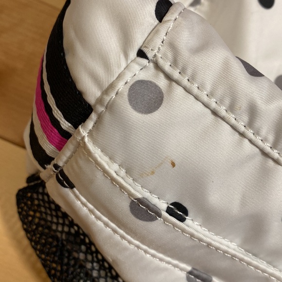 Lululemon Bag Yoga Mat Bag Namaste Tote White with Polka Dots - Picture 8 of 13